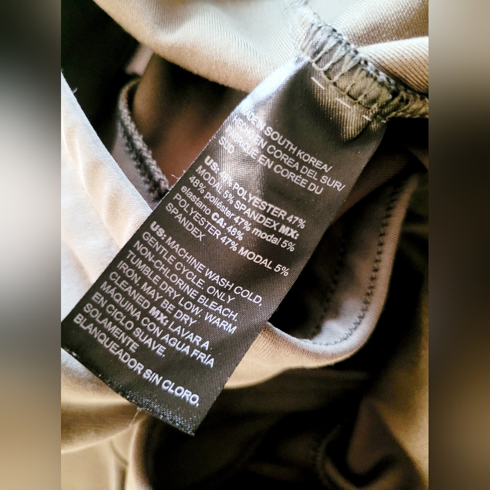 Chico's Zenergy Olive Drawstring Crop Track/Gym Pants Pull On 4R/20-22 - Picture 12 of 16